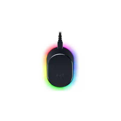 image Razer Mouse Dock Pro & Charging Puck - Station de Recharge magnétique sans Fil & Module pour Souris compatibles (Hyperspeed 8K Hz, éclairage Chroma 8 RVB e) - Noir