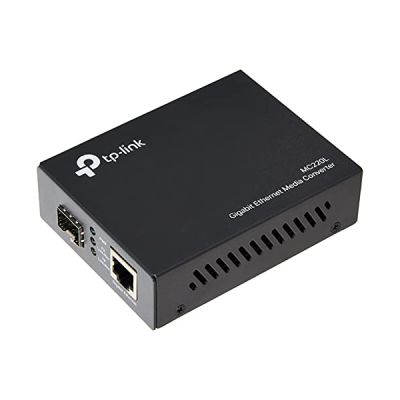 image TP-Link Gigabit SFP Media Converter, Complies with IEEE 802.3ab and IEEE 802.3z, FX Port Supports Hot-Swappable (MC220L)