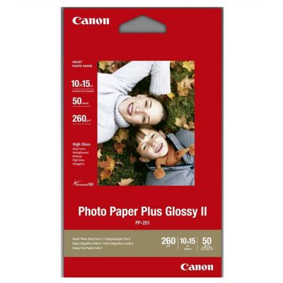 image Canon PP-201 Papier Photo Brillant Format 10x15cm (50 feuilles)