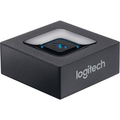 image Logitech Récepteur Audio sans Fil, Adaptateur Bluetooth pour PC/Mac/Smartphone/Tablette/Récepteur AV, Sorties 3,5mm et RCA pour Hauts-Parleurs, Couplage Simple, Multidispositifs, Prise EU