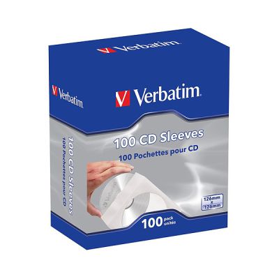 Verbatim pochettes en papier pour CD-DVD x100