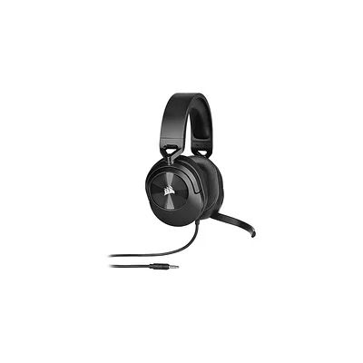 Corsair HS55 Surround Casque de Jeu Filaire Multiplateforme Léger – Carbone