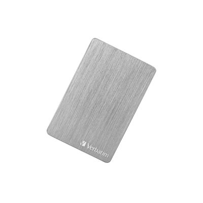 image Verbatim Store 'n' Go Aluminium Slim I 2 to I Argent I Disque Dur Externe I USB 3.2 GEN 1 I Disque Dur Externe en Aluminium I pour Windows & Mac OS X I Disque Dur Portable I Disque Dur USB