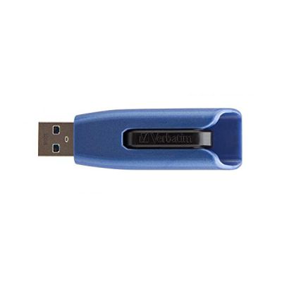 image VERBATIM clé USB Store 'n' Go V3 MAX I USB 3.2 Gen 1 I 32 Go I avec mécanisme coulissant I Interface SuperSpeed I Stockage externe pour ordinateurs portables, etc. I Bleu / Noir