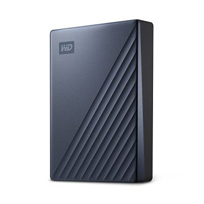 image WD 4TB My Passport Ultra Portable HDD USB-C with software for device management, backup and password protection - Works with PC, Xbox X, Xbox S, PS4 and PS5 - Midnight Blue