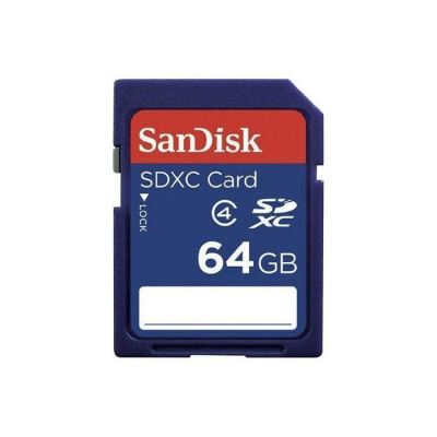 image Carte Mémoire SDXC SanDisk 64 Go Classe 4 (SDSDB-064G-B35)