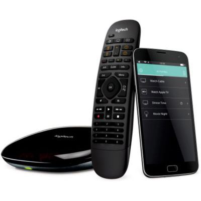 image Logitech Harmony Companion Télécommande Universelle, Pour Freebox, Apple TV, Roku, Sonos et Contrôle Domotique, App & Hub, Actions Rapides, Configuration Facile, LG/Samsung/Sony/Xbox/PS4 - Noire