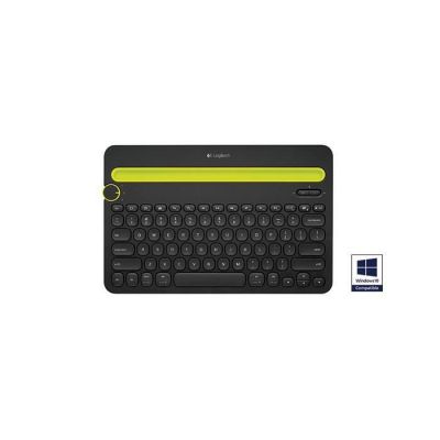 image Logitech K480 Clavier sans Fil Multi-Dispositifs pour Windows, Apple iOS, Android ou Chrome, Bluetooth, Design Compact, PC/Mac/Portable/Smartphone/Tablet, Clavier AZERTY Français - Noir
