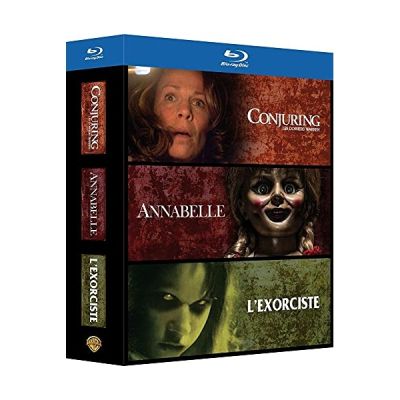 image Conjuring : Les Dossiers Warren + Annabelle + L'exorciste - 3 Films d'horeur - Coffret Blu-Ray