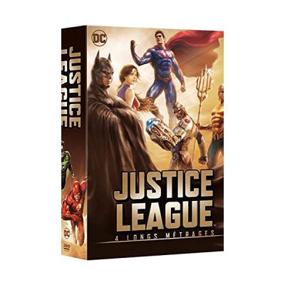 image Justice League - 4 longs métrages : Le paradoxe Flashpoint + Le Trône de l'Atlantide + Dieux et monstres + vs les Teen Titans - Coffret DVD - DC COMICS