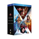 image produit Origin Stories-Man of Steel + Wonder Woman + Aquaman + Shazam [Blu-Ray]