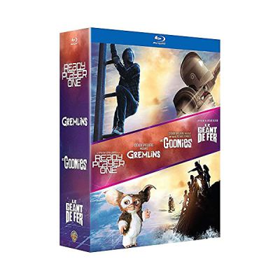 image Ready Player One : Coffret 4 Films Pop Culture Inclus les Goonies, le Géant de Fer, Gremlins et Ready Player One - BluRay [Blu-ray]