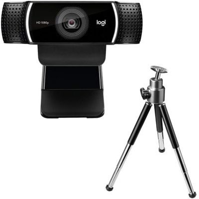 image Logitech C922 Pro Stream Webcam, Streaming Ultrarapide HD 1080p/30ips/HD 720p/60ims, Audio Stéréo, Correction HD, Mise au Point Automatique, YouTube, Twitch, XSplit, PC/Mac/Portable/Macbook/Tablette
