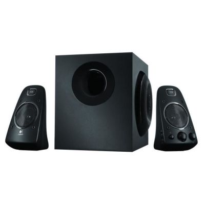 image Logitech Z623 Système de Haut-parleurs 2.1 200W Noir (980-000403) + Adaptateur Audio bluetooth pour Haut-parleurs PC/Système stéréo/Récepteur A/V Noir (980-000912)