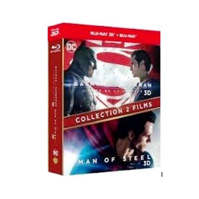 image BATMAN VS SUPERMAN / MAN OF STEEL - Coffret 2 Films - Blu-Ray 3D - DC COMICS