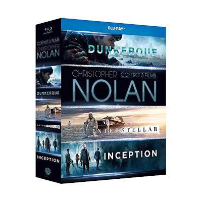 image Christopher Nolan - Coffret 3 Films : Inception + Interstellar + Dunkerque [Blu-ray]