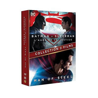 image BATMAN VS SUPERMAN / MAN OF STEEL - Coffret 2 Films - DVD - DC COMICS