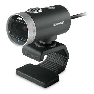 image Microsoft 6CH-00002 LifeCam Cinema Webcam couleur audio Hi Speed USB noir/argente