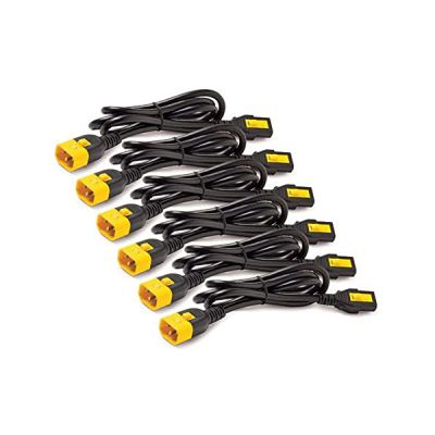 image APC Kit de câbles d'alimentation - AP8702S-WW - Cordons d'alimentation (6 unités, verrouillage, C13 à C14, 0,6 m)