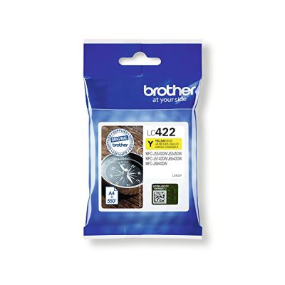 image BROTHER LC-422Y-INK CARTIDE pour MFC-J5340DW, MFC-J5345DW, MFC-J5740DW, MFC-J6540DW, MFC-J6540DW, MFC-J6940DW