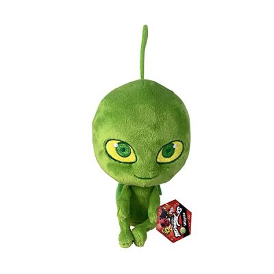 image Bandai - Miraculous - Peluche Kwami Toute Douce 15 cm - Wayzz - Licence Officielle Miraculous - Peluche Kwami Tortue Wayzz - P50699