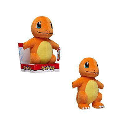 image Bandai - Pokémon - Peluche Salamèche (Charmander) - Peluche 30 cm Toute Douce - JW0060