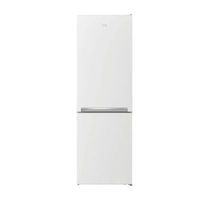 image beko - réfrigérateur combiné 60cm 343l E statique blanc - rcse366k40w