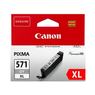 image Canon CLI-571XL Cartouche GY Gris XL (Emballage carton)
