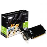 image produit MSI GT 710 2GD3H LP Carte Graphique Nvidia GT710 954 MHz 2048 Mo PCI Express Noir - livrable en France
