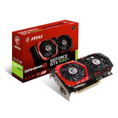 image Carte Graphique MSI GeForce GTX 1050 Ti Gaming X 4G