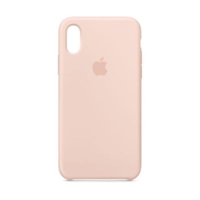 image Apple Coque en Silicone (pour iPhone XS) - Rose des Sables