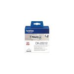 image produit Brother DK-22212 | Rouleau de Papier Continu, Original | Noir sur Blanc | 62 mm x 15,2 m - livrable en France