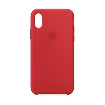 image Coque en silicone pour iPhone XS - (PRODUCT)RED