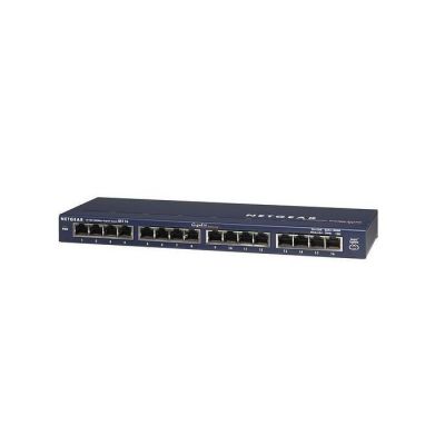 image NETGEAR (GS116) Switch Ethernet 16 Ports RJ45 Métal Gigabit (10/100/1000), pour une Connectivité Simple et Abordable, Protection ProSAFE, Garantie à Vie Idéal pour les PME et TPE