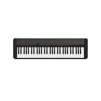 image Casio CT-S1BK CASIOTONE Piano-Keyboard avec 61 touches à frappe dynamique, noir