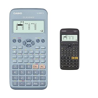 image New Casio Cs46927 Calculatrice Scientifique Bleu