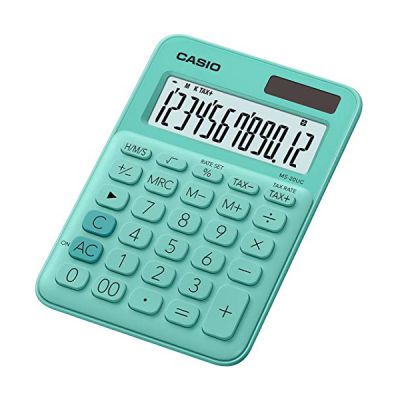 image Casio MS 20UC GN Calculatrice de bureau Vert