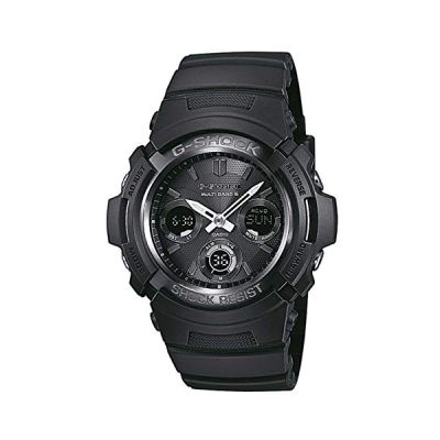 image Casio G-SHOCK Homme Analogique-Digital Quartz Montre avec Bracelet en Résine AWG-M100B-1AER