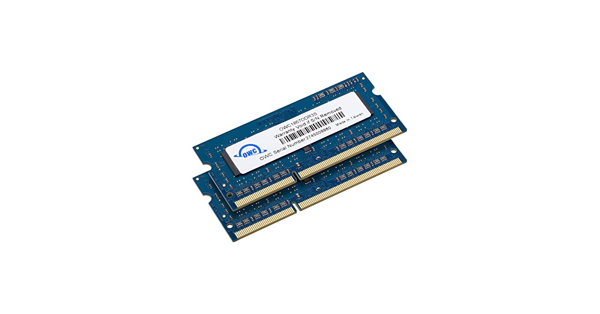 OWC 1867DDR3S16P module de mémoire 16 Go 2 x 8 Go DDR3 1867 MHz
