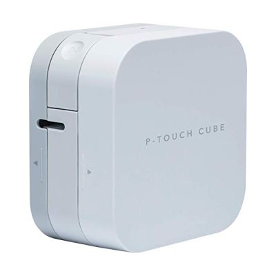 image Brother PT-P300BT P-Touch Cube Etiqueteuse Compacte se Connecte Facilement aux Smartphones et Tablettes jusqu'à 12 mm