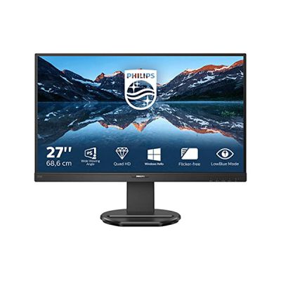 image Philips Moniteur 276B9 68 cm (27 Pouces) (QHD, HDMI, DisplayPort, USB-C, hub USB, 2560x1440 px, 75 Hz, FreeSync, Temps de réponse de 4 ms) Noir