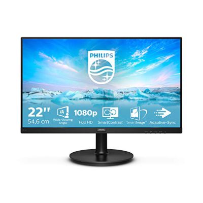 image Philips Ecran PC V Line 221V8A 00 21.5" Full HD Noir