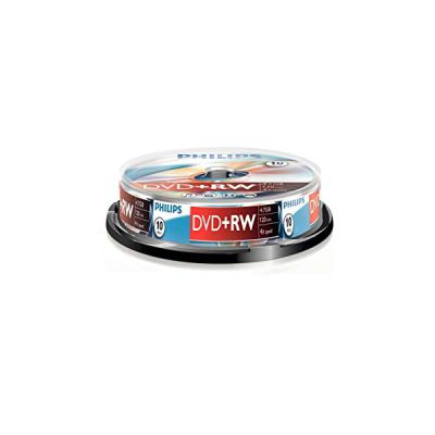 Philips - 10 x DVD+RW - 4.7 Go 1x - 4x - spindle…