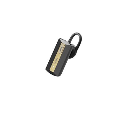Philips SHB1202/10 Casque et Micro Monophonique écouteur Noir, Or - Casques et micros (sans Fil, écouteur, Monophonique, Intra-aural, 29 g, Noir, Or)
