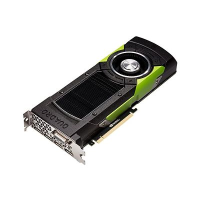 image PNY NVIDIA QUADRO M6000 Carte Graphique Professionnelle 12 Go GDDR5 PCI-Express 4K 4 x DP + DVI + Stereo (VCQM6000-PB)