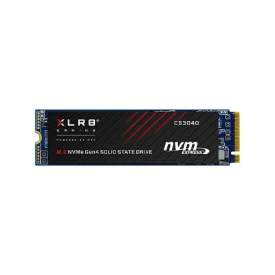 image PNY XLR8 CS3040 4 to M.2 PCIe NVMe Gen4 x4 Disque SSD Interne, Vitesse de Lecture jusqu'à 5600 Mo/s - M280CS3040-4TB-RB Noir