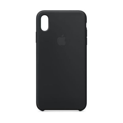 image Apple Coque en silicone (pour iPhone XS Max) - Noir