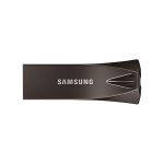 image produit Samsung Clé USB BAR Plus de Type A, 128 Go, 400 Mo/s en lecture, 110 Mo/s en écriture, Clé USB 3.1, résistante aux chocs, gris titane, ‎MUF-128BE4/APC
