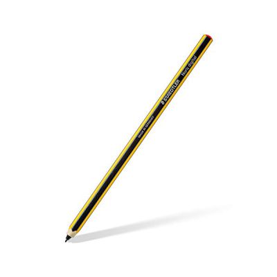 image Staedtler 180 22 Stylus Noris Digital (Forme Hexagonale, Technologie EMR, Design Attractif à Rayures Noris, Toucher Doux et Ergonomique, Point Fine de 0,7 mm) Jaune-Noir (liste de compatibilité)