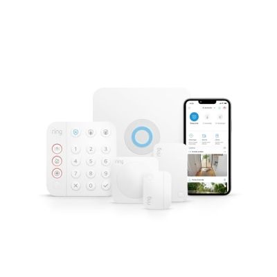 image Kit Ring Alarm - S | Alarme de maison sans fil connectée, système de sécurité avec surveillance assistée en option | Sans engagement à long terme, Fonctionne avec Alexa